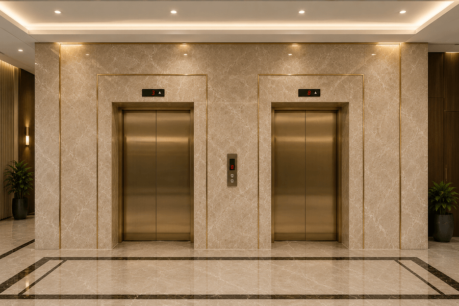 Đá ốp thang máy nhân tạo với đa dạng các mẫu mã